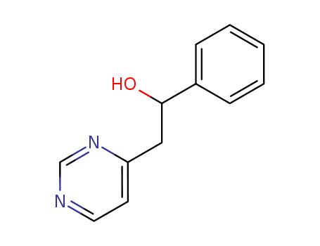 1-Phenyl-2-(pyrimidin-4-yl)ethanol