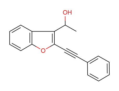 1-(2-phenylethynylbenzofuran-3-yl)ethanol