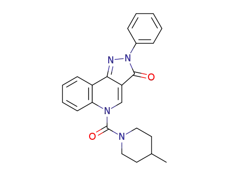 5-(4-methylpiperidine-1-carbonyl)-2-phenyl-2,5-dihydropyrazolo-(4,3-c)quinolin-3-one