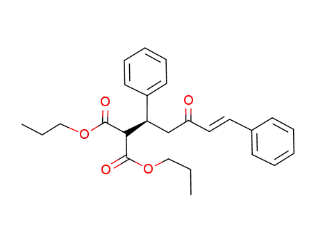 dipropyl 2-(3-oxo-1,5-diphenylpent-4-enyl)malonate