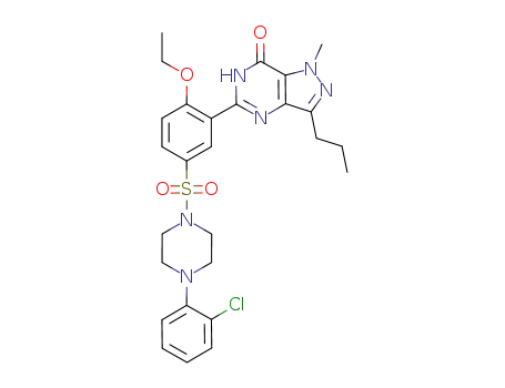 Molecular Structure of 1007310-75-9 (C<sub>27</sub>H<sub>31</sub>ClN<sub>6</sub>O<sub>4</sub>S)