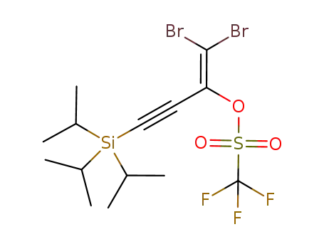 1,1-dibromo-2-trifluoromethanesulfonyloxy-4-triisopropylsilyl-but-1en-3-yne