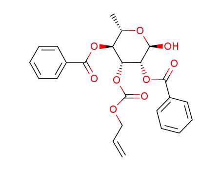 3-O-allyloxycarbonyl-2,4-di-O-benzoyl-α-L-rhamnopyranose