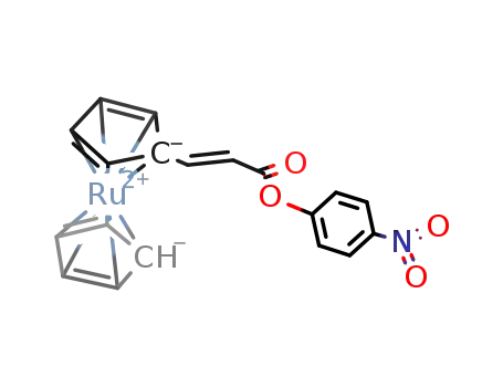 p-nitrophenyl (E)-3-ruthenocenylpropenoate