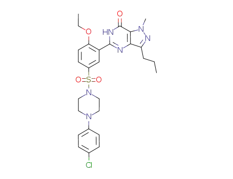 Molecular Structure of 1007310-73-7 (C<sub>27</sub>H<sub>31</sub>ClN<sub>6</sub>O<sub>4</sub>S)
