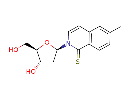 2-(2-deoxy-β-D-erythro-pentofuranosyl)-5-methylisoquinolinethione