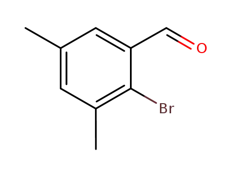 Molecular Structure of 1000990-16-8 (2-bromo-3,5-dimethylbenzaldehyde)