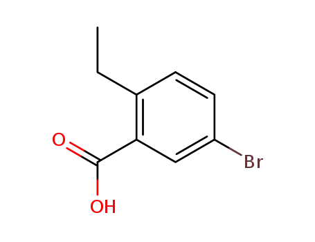 Molecular Structure of 439937-55-0 (5-Bromo-2-ethylbenzoicacid)