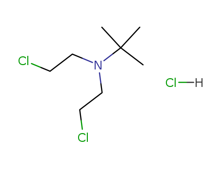 2-Propanamine,N,N-bis(2-chloroethyl)-2-methyl-, hydrochloride (1:1)