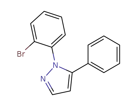 Molecular Structure of 299162-73-5 (1-(2-bromophenyl)-5-phenyl-1H-pyrazole)