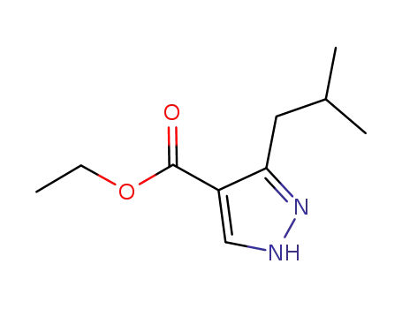ethyl 3-isobutyl-1H-pyrazole-4-carboxylate