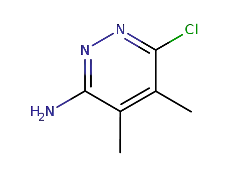 Molecular Structure of 76593-36-7 (3-AMINO-6-CHLORO-4,5-DIMETHYLPYRIDAZINE)