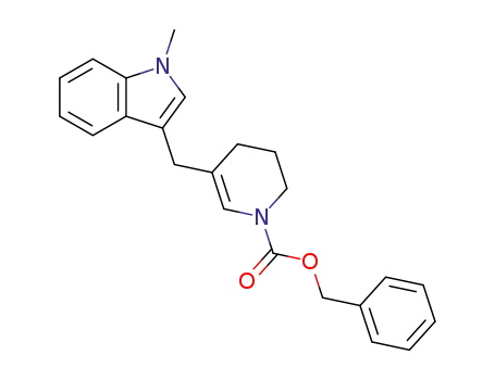 benzyl 5-((1-methyl-1H-indol-3-yl)methyl)-3,4-dihydropyridine-1(2H)-carboxylate