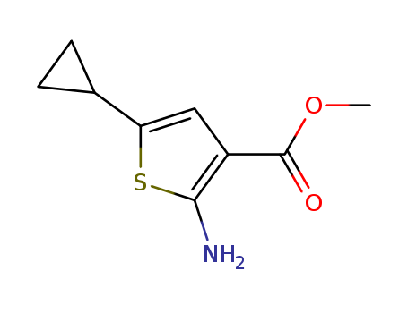 3-THIOPHENECARBOXYLIC ACID 2-AMINO-5-CYCLOPROPYL-,METHYL ESTER