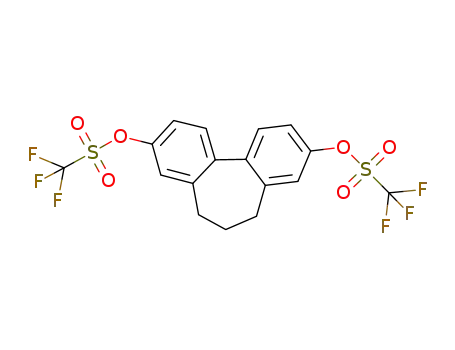 3,9-bis-(trifluoromethanesulfonyloxy)-6,7-dihydro-5H-dibenzo[a,c]cycloheptene