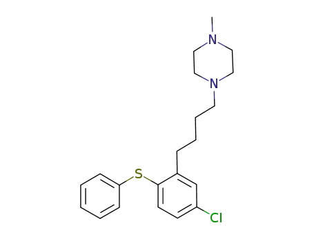 1-(4-(5-chloro-2-(phenylthio)phenyl)butyl)-4-methylpiperazine
