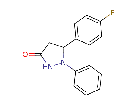 5-(4-fluorophenyl)-1-phenylpyrazolidin-3-one