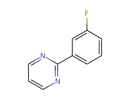 Molecular Structure of 68049-16-1 (2-(3-Fluorophenyl)pyrimidine)