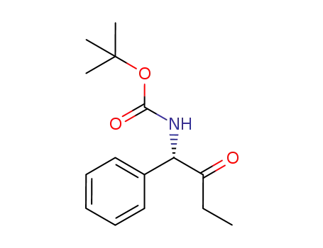 (S)-tert-butyl (2-oxo-1-phenylbutyl)carbamate