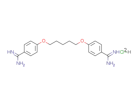 Molecular Structure of 50357-45-4 (PentaMidine-d4 2HCl)