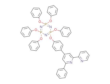 N<sub>3</sub>P<sub>3</sub>(OPh)5(4-(4-phenoxy)-6-phenyl-2,2'-bipyridine)