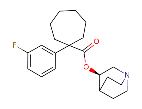 1-(3-fluoro-phenyl)-cycloheptanecarboxylic acid (R)-(1-aza-bicyclo[2.2.2]oct-3-yl) ester