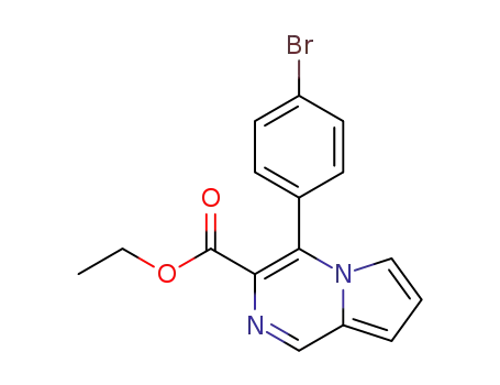 ethyl 4-(4-bromophenyl)pyrrolo[1,2-a]pyrazine-3-carboxylate