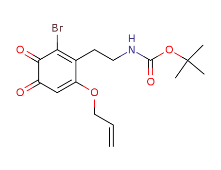 [2-(6-allyloxy-2-bromo-3,4-dioxocyclohexa-1,5-dienyl)ethyl]carbamic acid tert-butyl ester