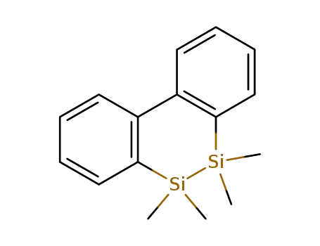 Molecular Structure of 85590-07-4 (7',7',8',8'-Tetramethyl-2,2'-disilanobiphenyl)