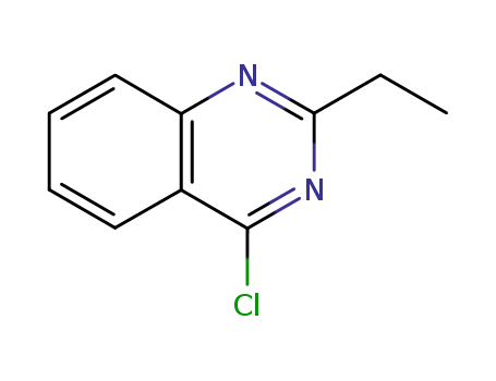 Molecular Structure of 38154-40-4 (4-Chloro-2-ethylquinazoline)