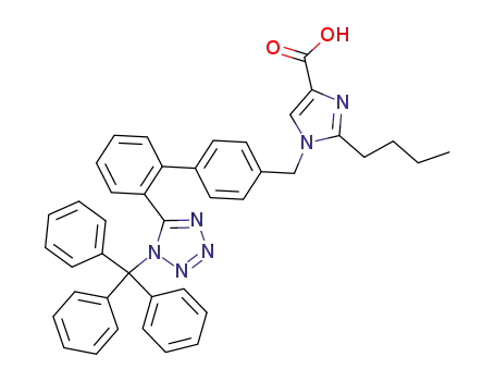 2-butyl-1-[2'-(1-trityl-1H-tetrazol-5-yl)-biphenyl-4-ylmethyl]-1H-imidazole-4-carboxylic acid