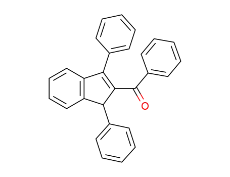 Molecular Structure of 96276-49-2 (Methanone, (1,3-diphenyl-1H-inden-2-yl)phenyl-)