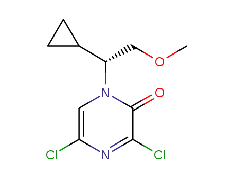 (R)-3,5-dichloro-1-(1-cyclopropyl-2-methoxyethyl)pyrazin-2(1H)-one