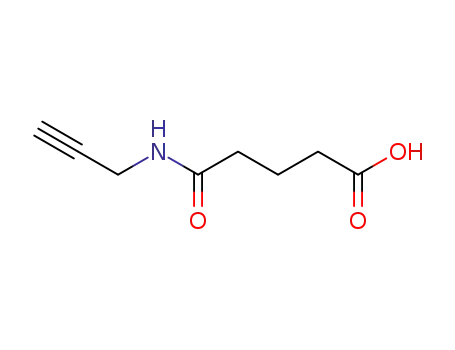 Molecular Structure of 510758-36-8 (Pentanoic acid, 5-oxo-5-(2-propynylamino)-)