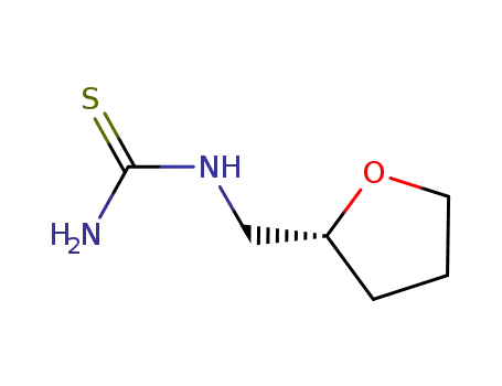 Molecular Structure of 66892-25-9 (1-(2-TETRAHYDROFURFURYL)-2-THIOUREA)
