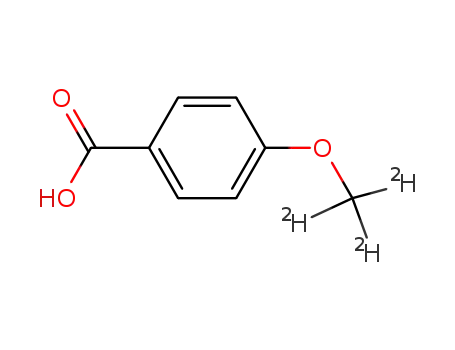 Molecular Structure of 27914-54-1 (4-METHOXY-D3-BENZOIC ACID)