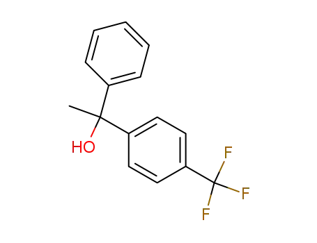 Molecular Structure of 86767-33-1 (1-phenyl-1-(4-(trifluoroMethyl)phenyl)ethanol)