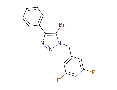 C<sub>15</sub>H<sub>10</sub>BrF<sub>2</sub>N<sub>3</sub>
