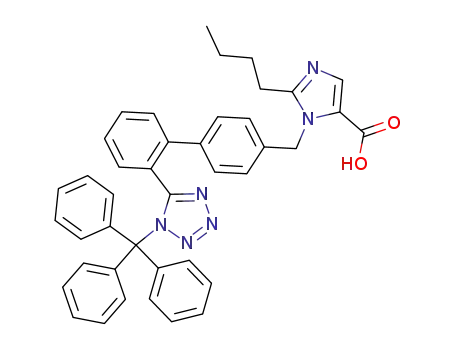 2-butyl-3-[2'-(1-trityl-1H-tetrazol-5-yl)-biphenyl-4-ylmethyl]-3H-imidazole-4-carboxylic acid