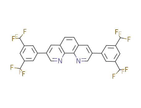 Molecular Structure of 1228032-35-6 (3,8-Bis[{3,5-bis(trifluoromethyl)}phenyl]-1,10-phenanthroline)