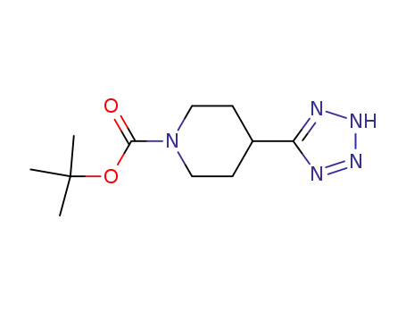 1-Piperidinecarboxylic acid, 4-(1H-tetrazol-5-yl)-, 1,1-dimethylethyl
ester