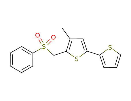 4-methyl-5-(phenylsulfonylmethyl)-2,2'-bithiophene