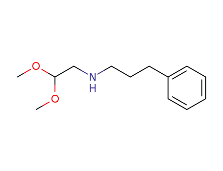 Molecular Structure of 775343-47-0 (N-(2,2-diMethoxyethyl)-3-phenylpropan-1-aMine)