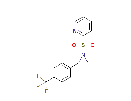 N-(5-methyl-2-pyridinesulfonyl)-(4-trifluoromethyl)-phenylaziridine