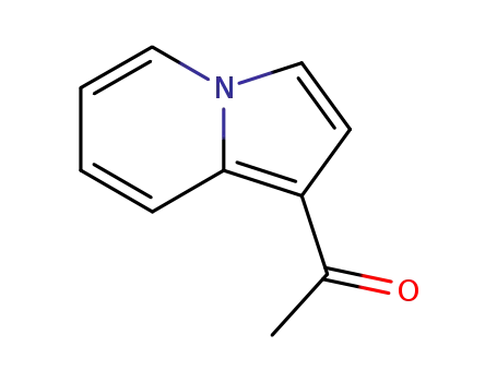 Molecular Structure of 128353-08-2 (Ethanone, 1-(1-indolizinyl)- (9CI))