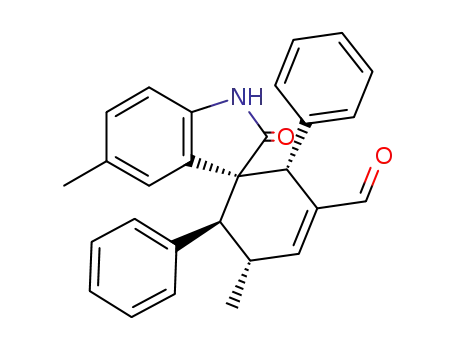 (1R,2R,5S,6S)-5,5'-dimethyl-2'-oxo-2,6-diphenylspiro[cyclohex[3]ene-1,3'-indoline]-3-carbaldehyde
