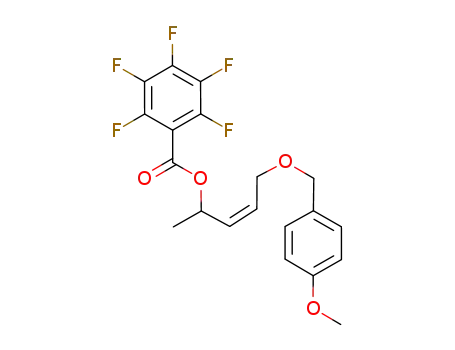 (Z)-5-(4-methoxybenzyloxy)pent-3-en-2-yl 2,3,4,5,6-pentafluorobenzoate
