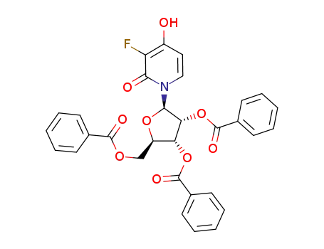 1-(2,3,5-tri-O-benzoyl-β-D-ribofuranosyl)-3-fluoro-4-hydroxypyridin-2(1H)-one