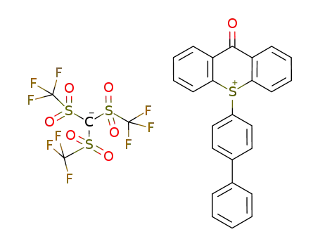 C<sub>4</sub>F<sub>9</sub>O<sub>6</sub>S<sub>3</sub><sup>(1-)</sup>*C<sub>25</sub>H<sub>17</sub>OS<sup>(1+)</sup>
