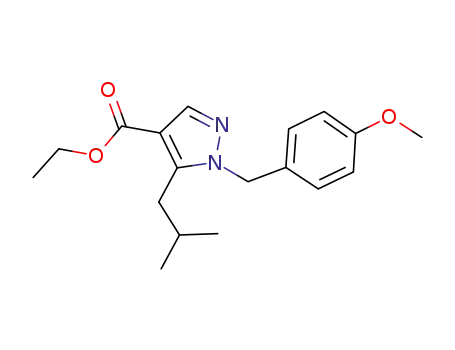 ethyl 1-(4-methoxybenzyl)-5-isobutyl-1H-pyrazole-4-carboxylate